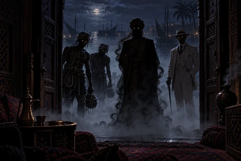 With the fog come the challengers: pearl divers, swindlers, and strangers from across the sea.